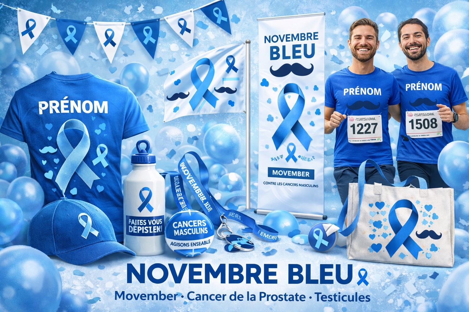 deco, goodies, accessoires, vetement personnalise movember